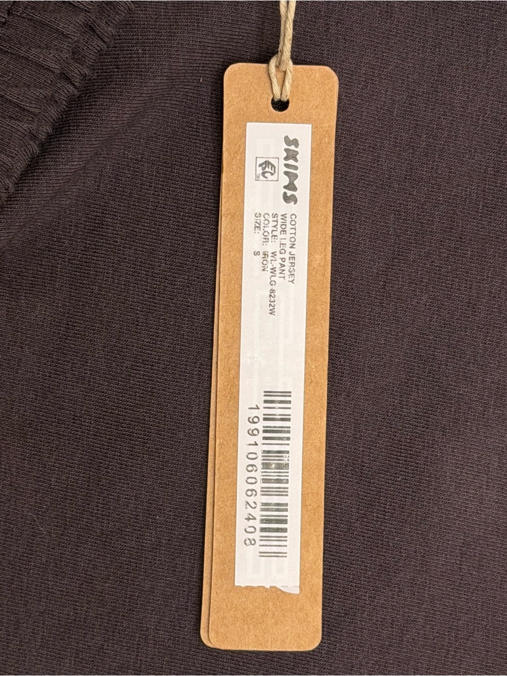 NWT Skims Cotton Jersey Wide Leg Pant SMALL - Picture 5 of 7